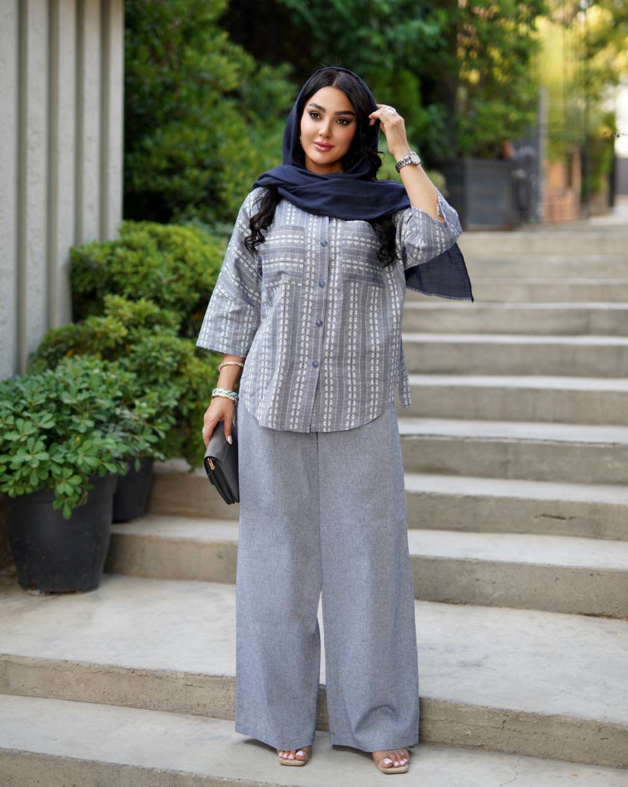شومیز شلوار ستاره کد 1449